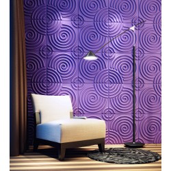 Panel de pared 3D Decoración pan-3d-ripple