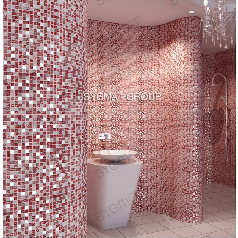 chuveiro chão de mosaico e paredes mvep-prado