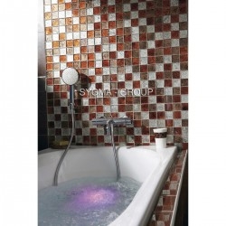 azulejos da parede de vidro para cozinha e banheiro mv-lux-rou