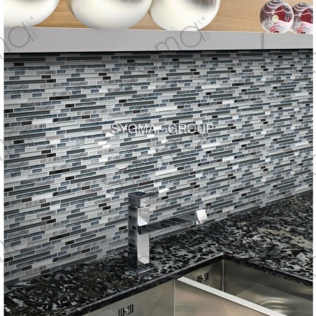 glass tile for kitchen wall Vibe