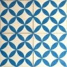 cimento de verdade azulejo para banheiro e cozinha SAMPA-azul