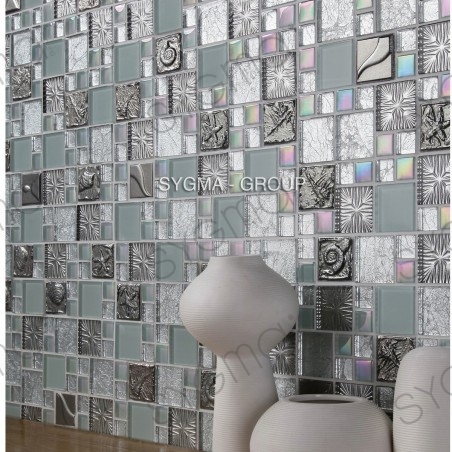 Mosaique pour mur de cuisine et mur salle de bain Lugano