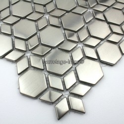 mosaico de acero inoxidable para la pared de la cocina mi-bri150