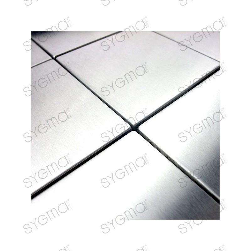 sample of stainless steel mosaic splashback kitchen regular 48