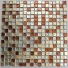 Glass mosaic tile and stone for bathroom Otika