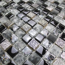 baldosas de mosaico de vidrio y piedra Osana