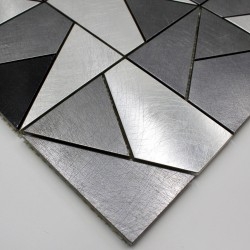 mosaico de acero metal azulejo para pared de cocina y baño in-sierra