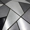 mosaic steel tiled metal for kitchen wall and bathroom in-sierra