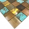 antique copper stainless steel tiled mosaic wall kitchen and bathroom velvet
