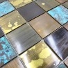 antique copper stainless steel tiled mosaic wall kitchen and bathroom velvet