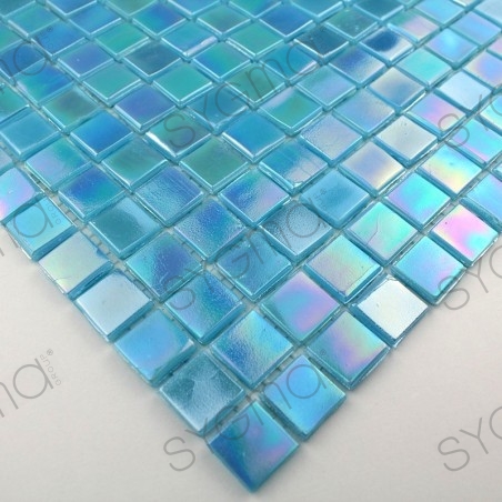 mosaico compione vetro pavimento e parete modello mv-rainbowazur