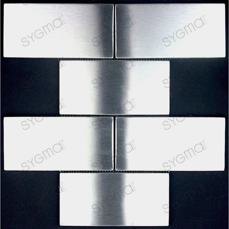 stainless steel mosaic backsplash kitchen mi-bri150