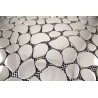 Mosaicos de acero inoxidable De suelos y paredes de ducha y baño modelo GALET MIROIR