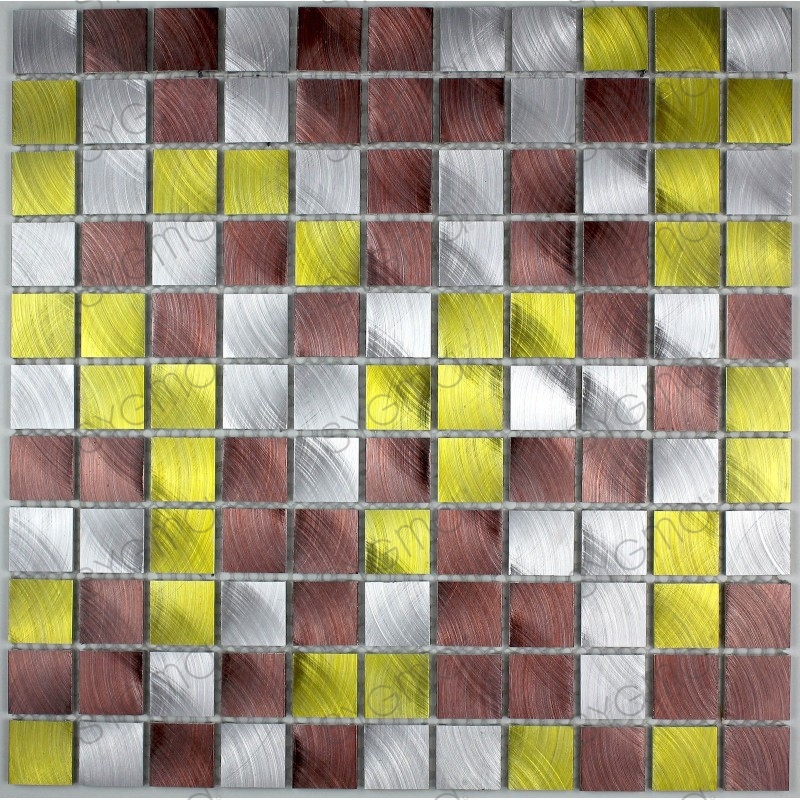 Aluminio azulejo de la pared ma-alu25-dor