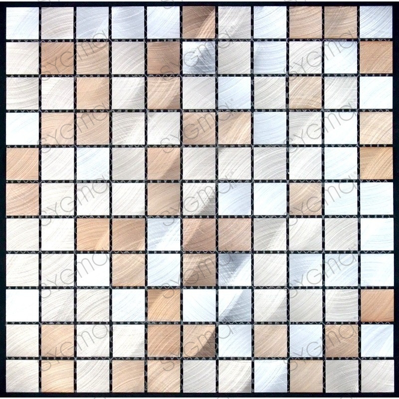 aluminium mosaic tiles kitchen ma-alu25-mar
