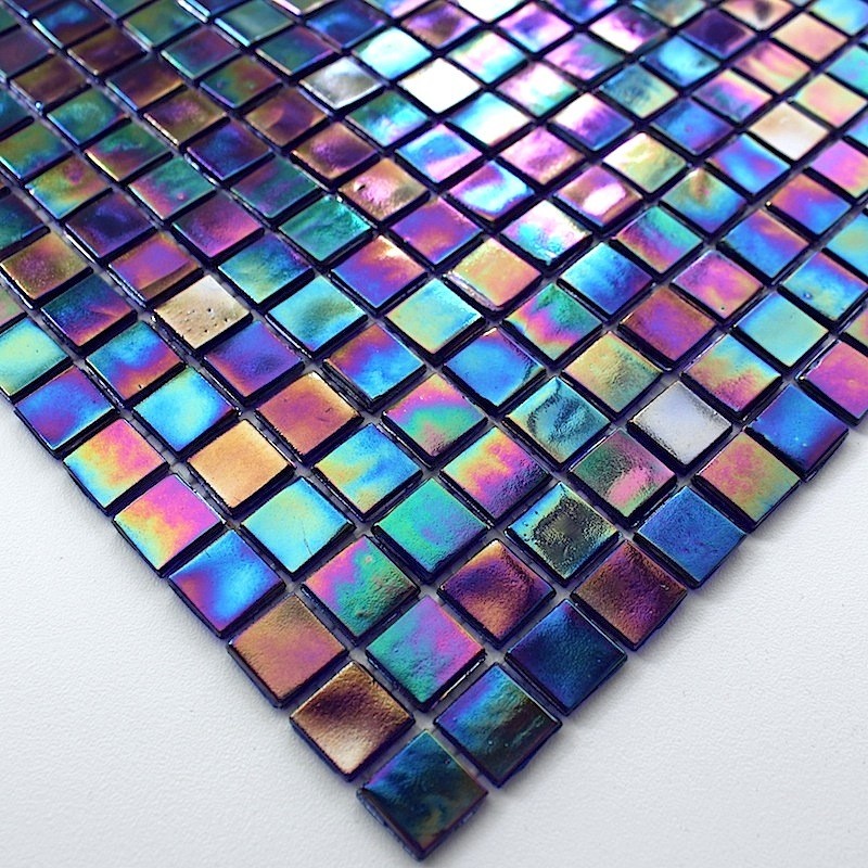 sample glassmosaic floor and wall mv-rainbow-petrol