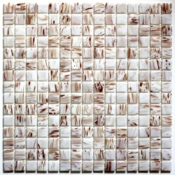 amostra de mosaico de vidro colar piso e parede mv-vitro-blanc