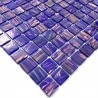 amostra de mosaico de vidro colar piso e parede mv-vitro-violet