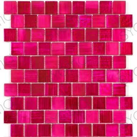 glass tile wall and floor mosaic mv-drio-rose