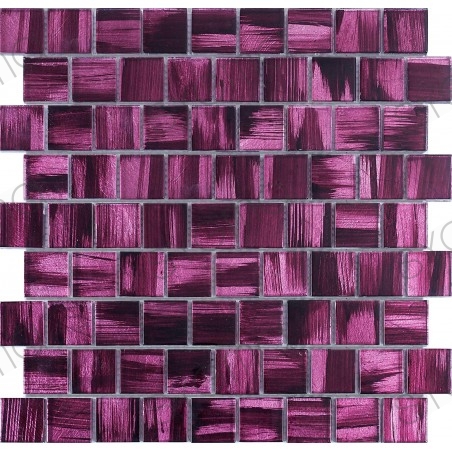 Glasfliesen Mosaik Badezimmer und Küche mv-drio-violet