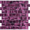 glass tile mosaic bathroom and kitchen drio-violet