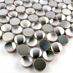Round metal tile for wall model in-trigo