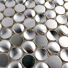 ronde metalen tegel voor muur model in-trigo