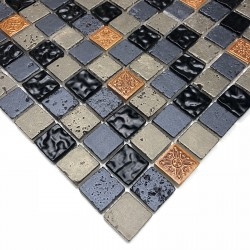 mosaico de cuarto de baño y ducha mvp-met-noir