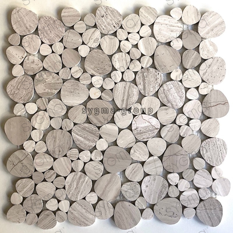 Marmor Mosaikfliese für Dusch und Wandfliesen mp-neferti