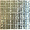 tessere di mosaico di vetro argento per parete mv-hedra-argent