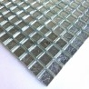 Silber Glas Mosaikfliese für die Wand mv-hedra-argent