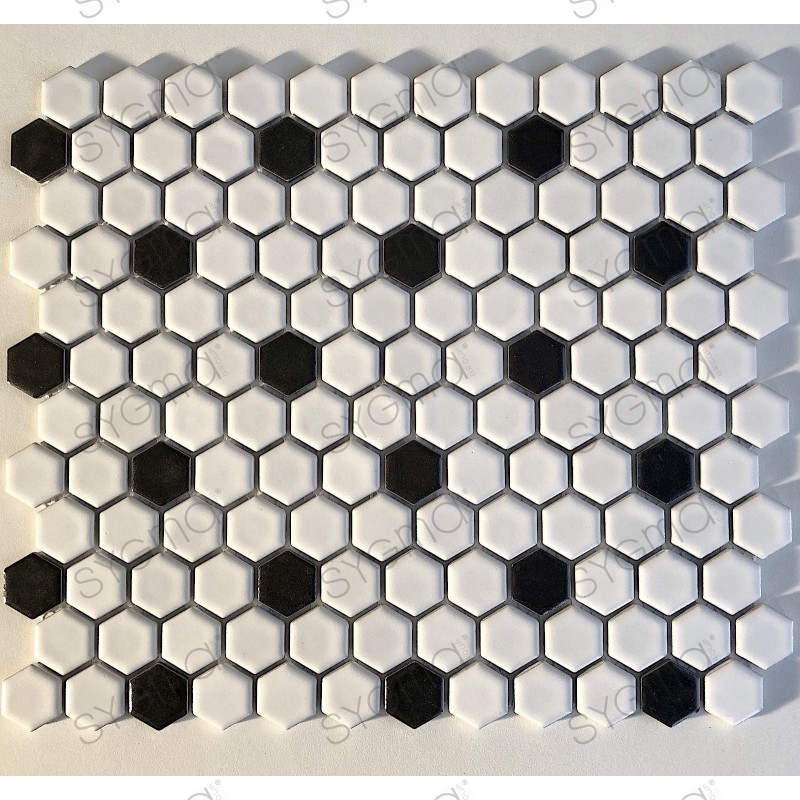 carrelage ceramique hexagon mosaique mur et sol mp-daven