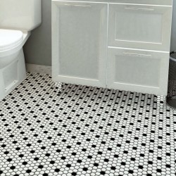 Hexagon ceramic tile mosaic wall and floor mp-daven