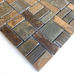 Natural stone slate mosaic tile syg-mp-kinoa