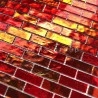 bagno in mosaico piastrella per cucina modello LUMINOSA ORANGE