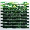 glass mosaic for kitchen wall or bathroom model LUMINOSA VERT
