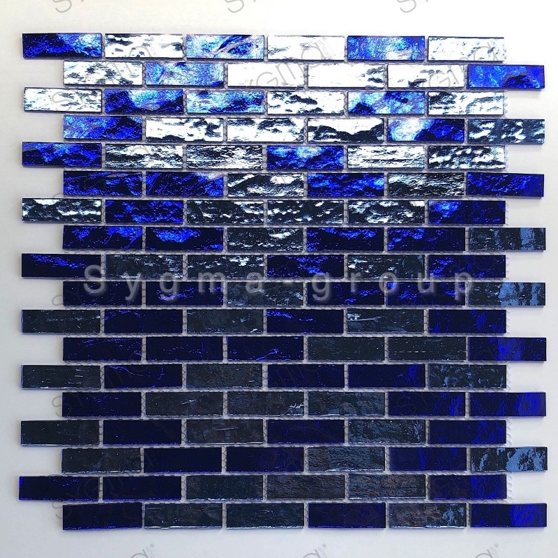 Mosaikfliese für Badezimmerwand und Küche Modell LUMINOSA BLEU