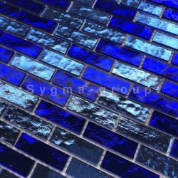 piastrella a mosaico per parete bagno e cucina modello LUMINOSA BLEU