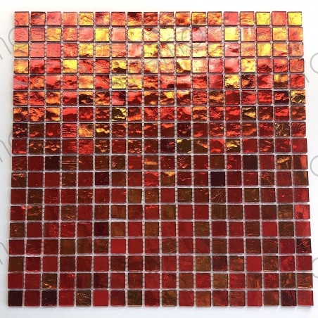 mozaiek voor de muur en de vloer glas mv-glo-oran