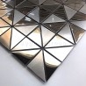 stainless steel mirror mosaic stainless steel tile for wall model KUBU