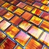Glasfliesen Mosaik Badezimmer und Küche Drio orange