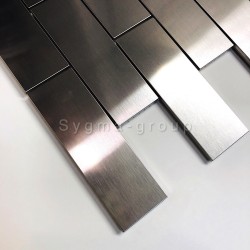 revestimento de parede em aço inoxidável para modelo de parede da cozinha BRIQUE140