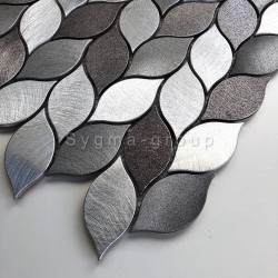 Aluminium Mosaikfliese für Küche oder Bad Modell MOOD