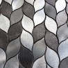 piastrella mosaico in alluminio per cucina o bagno modello MOOD