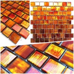 Muster fliesen und Mosaike Bad und Küche drio orange