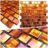 Sample tile and mosaic bathroom and kitchen drio orange