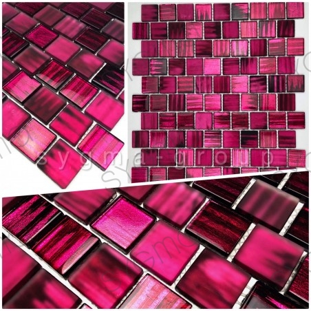 mosaic and tile samples for bathroom and kitchen wall drio violet