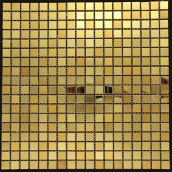 mosaico inoxidável cozinha e banheiro Fusion Or
