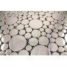 mosaicos de acero inoxidable espejo suelos y paredes de ducha y baño Focus Miroir