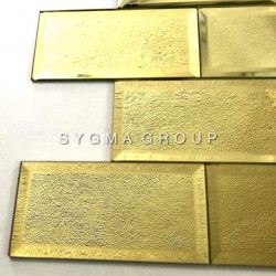 Subway mirror wall tile for kitchen and bathroom Scott Gold